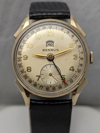 1950s Benrus Pointer Calendar Watch