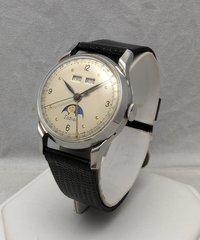1955 Zodiac Triple Date Moon Phase Watch