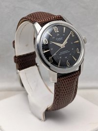1960s Clebar 24 Hour Black Dial Watch