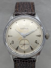 1960s Benrus Steel Watch