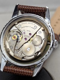 1960's Gruen Stainless Steel Watch