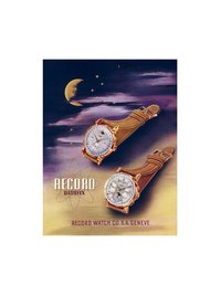 1948 Banner Datofix Triple Calendar Watch with Moon Phase