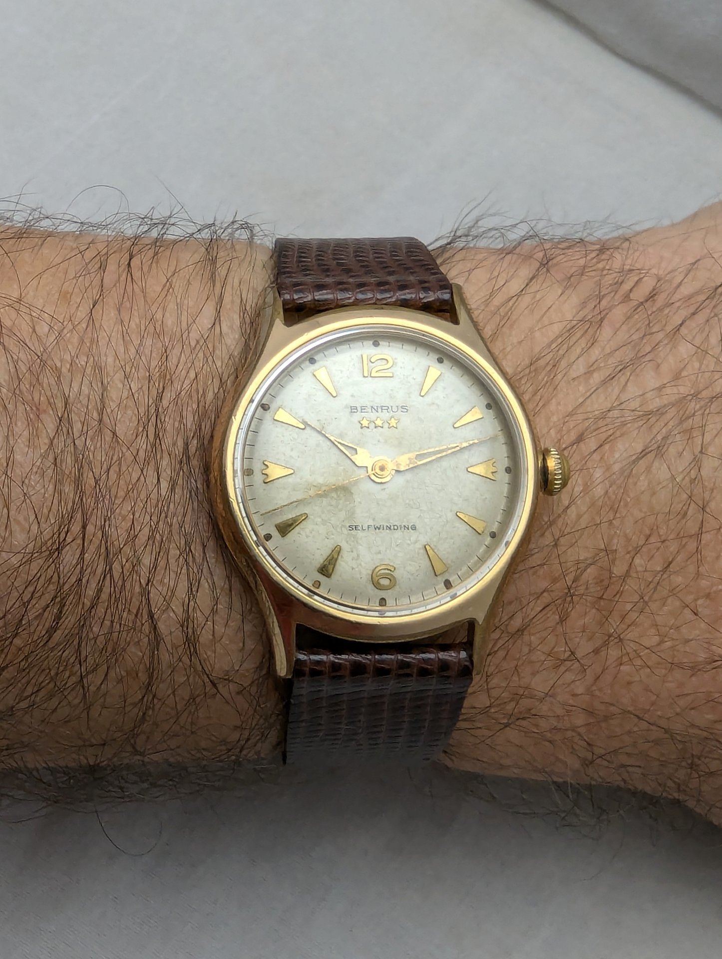 1960's Benrus 3 Star Automatic Watch