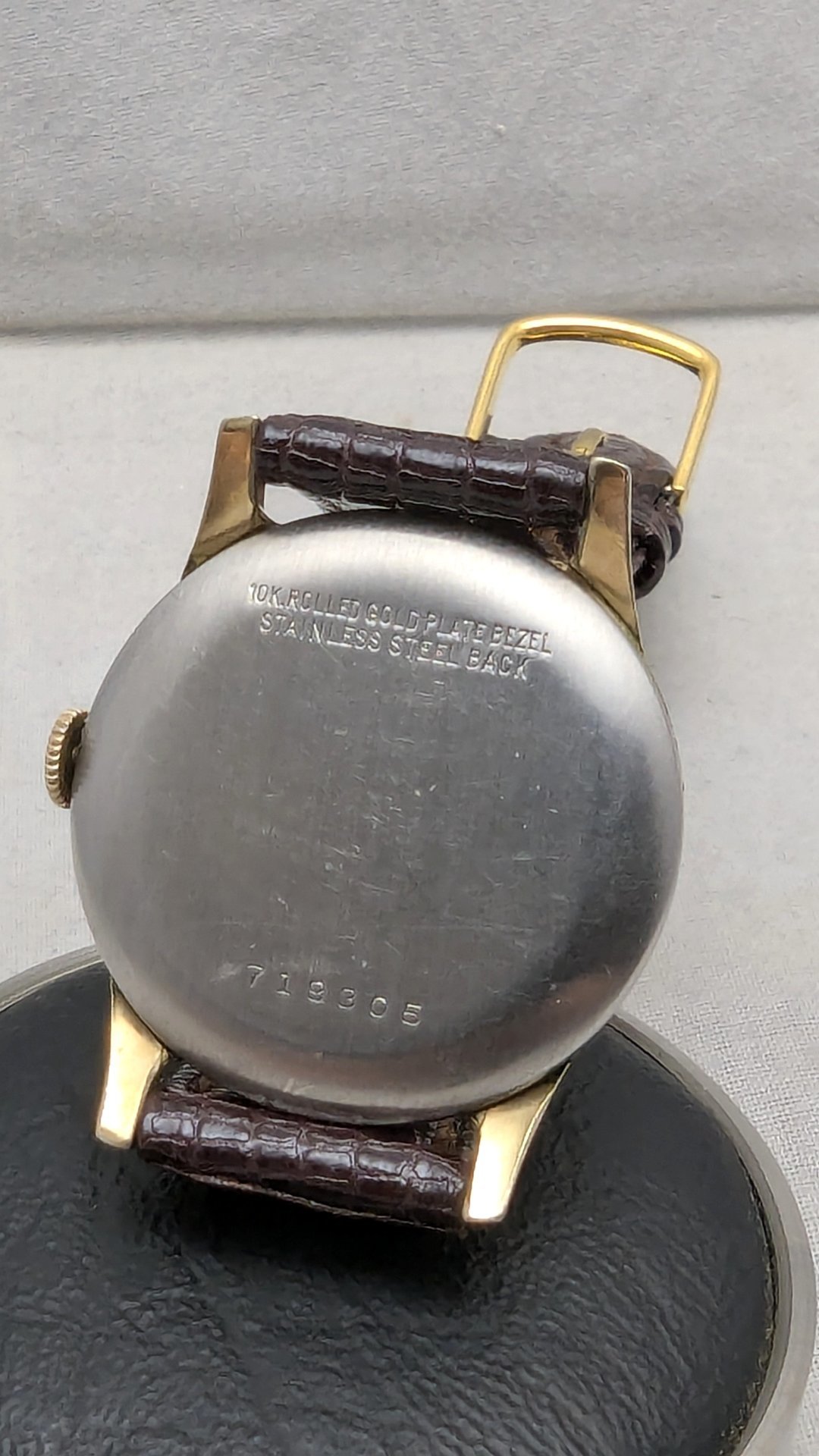 1960's Benrus Waffle Dial Watch