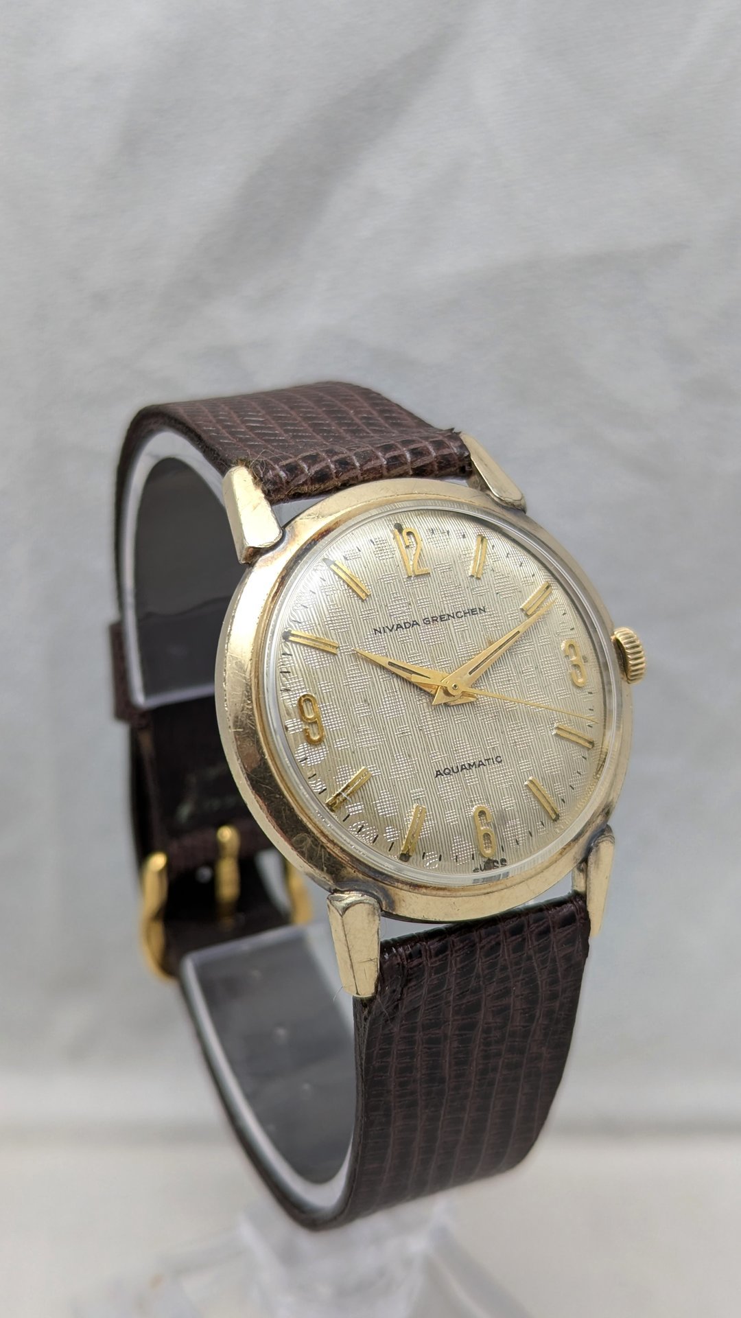 1960s Nivada Grenchen "Aquamatic" Watch