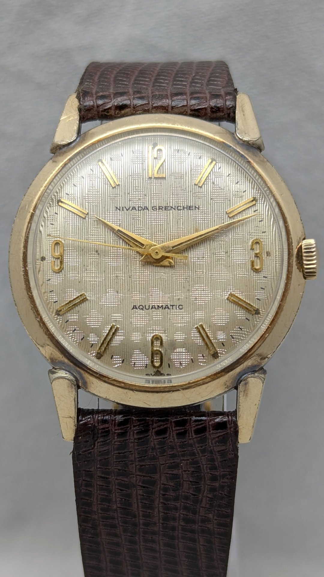 1960s Nivada Grenchen "Aquamatic" Watch