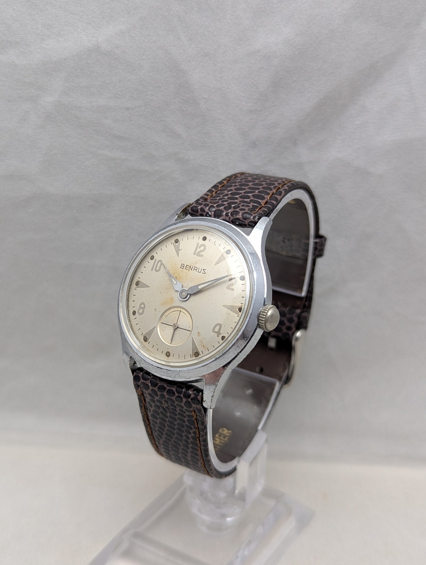 1960s Benrus Steel Watch