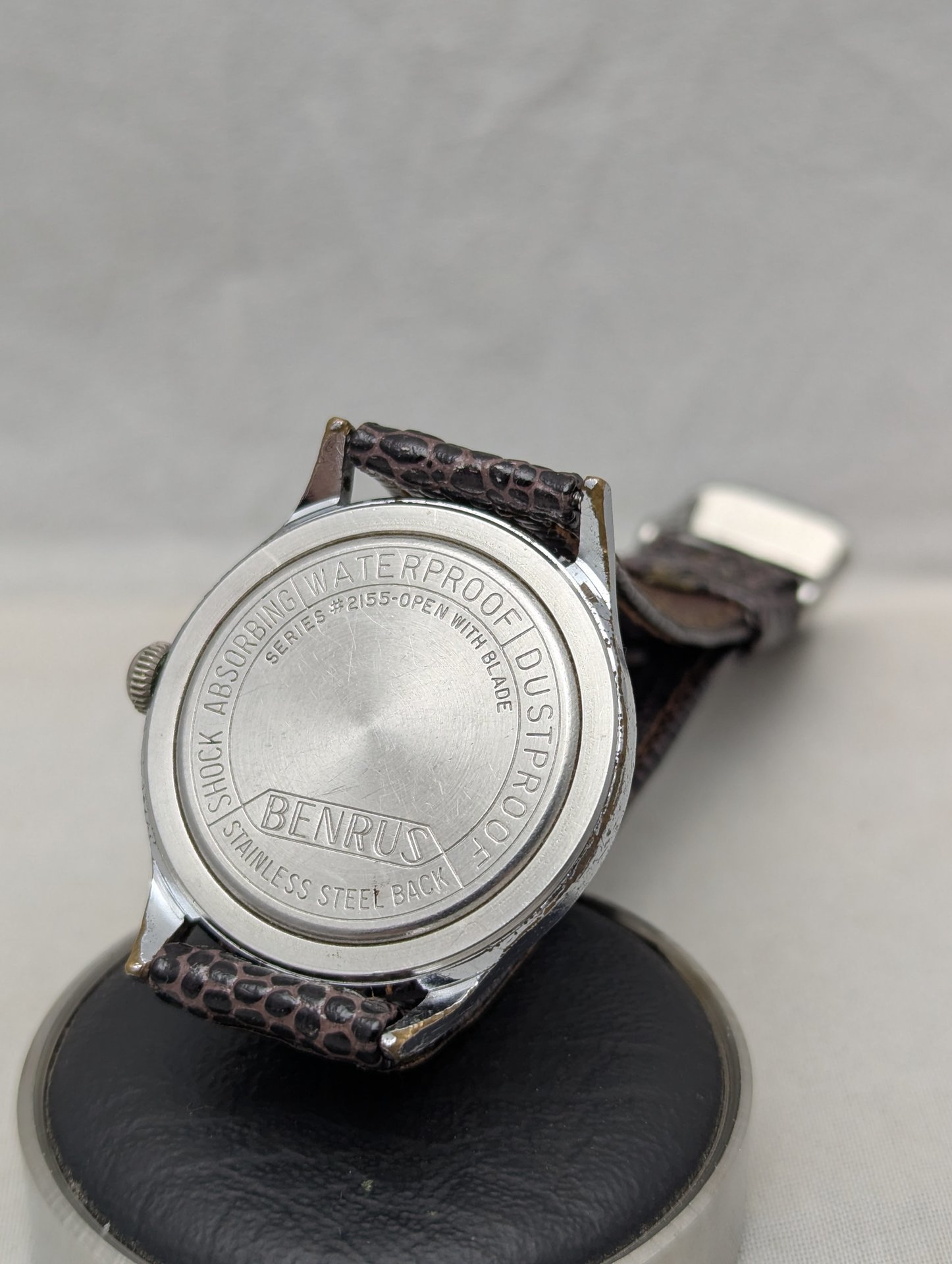 1960s Benrus Steel Watch