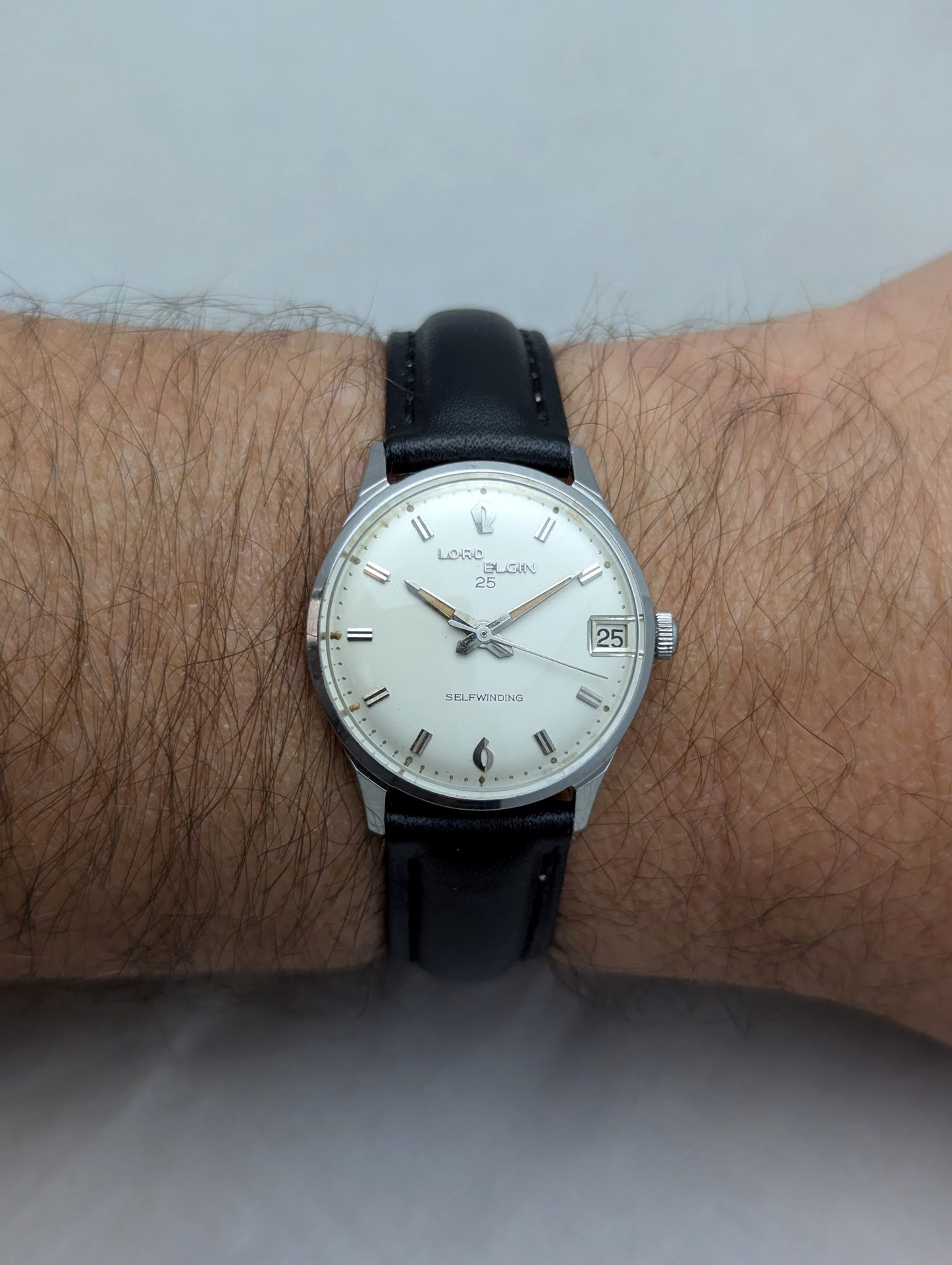 1960 Lord Elgin 25 Jewel Automatic Watch