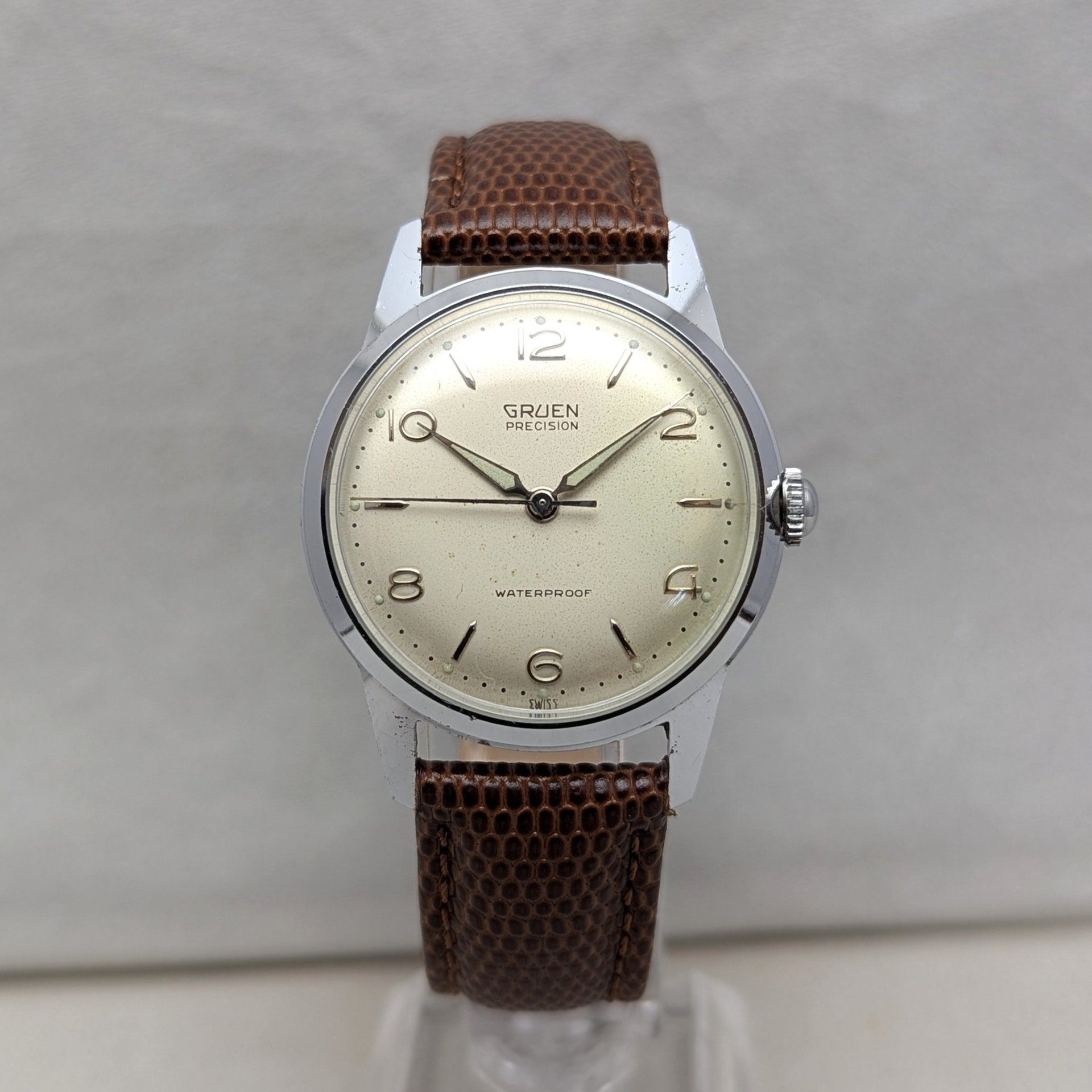 1960's Gruen Stainless Steel Watch