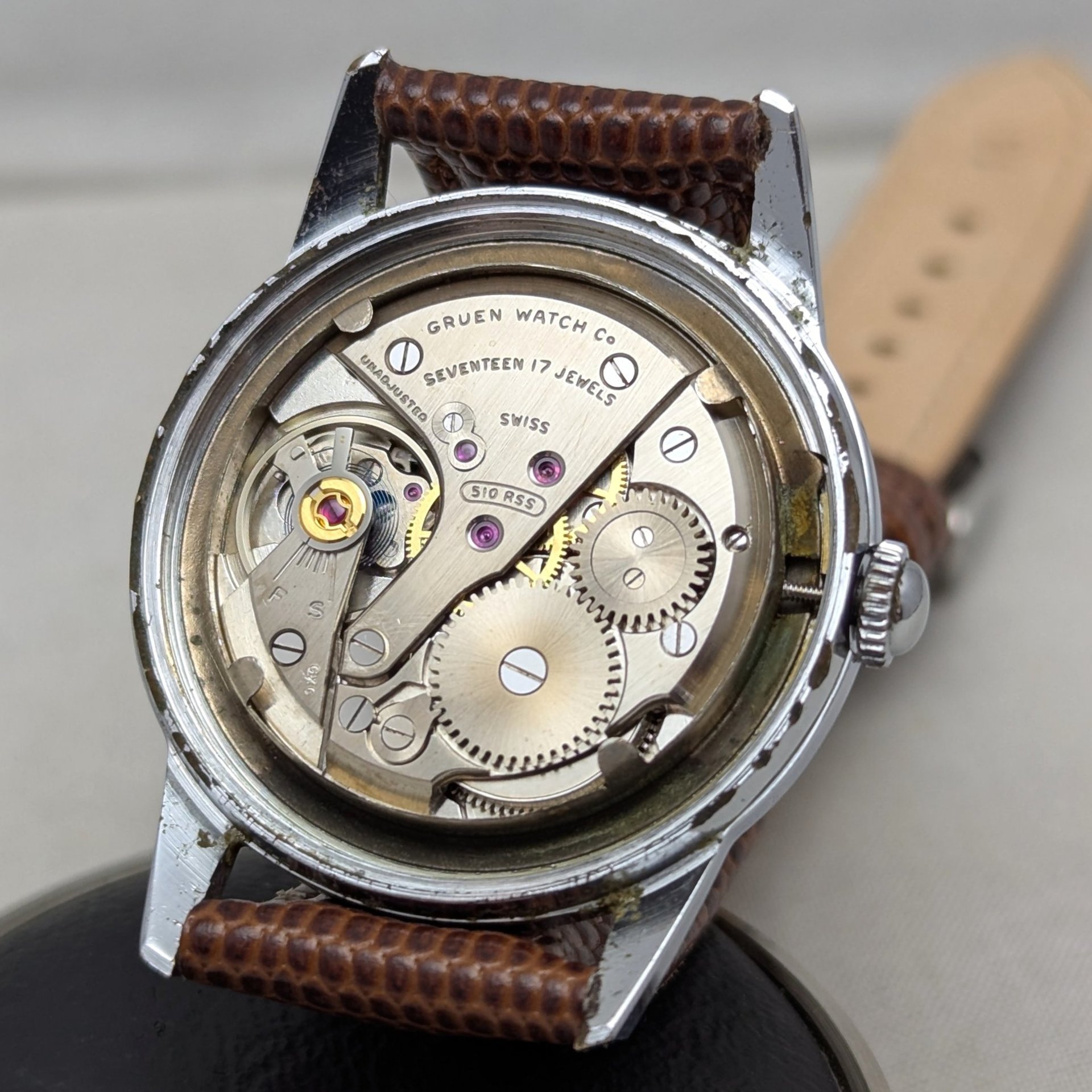 1960's Gruen Stainless Steel Watch