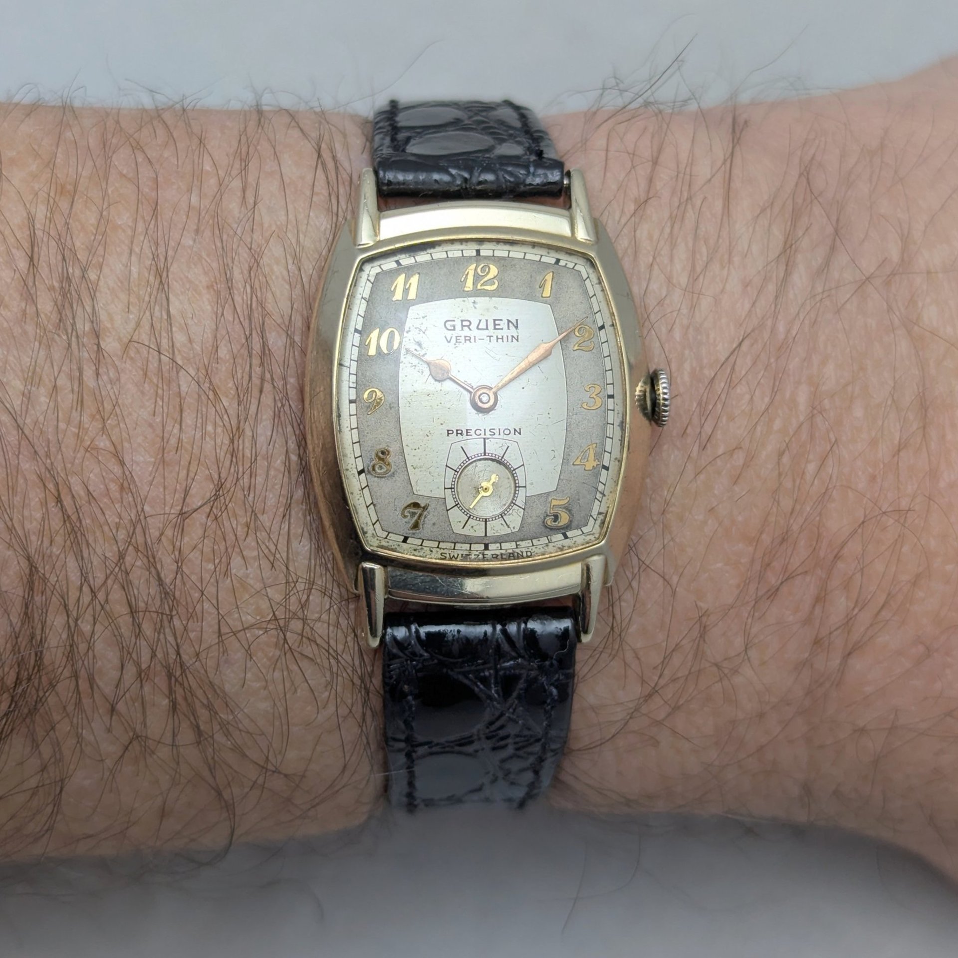 1950's Gruen Veri-Thin Tonneau Watch