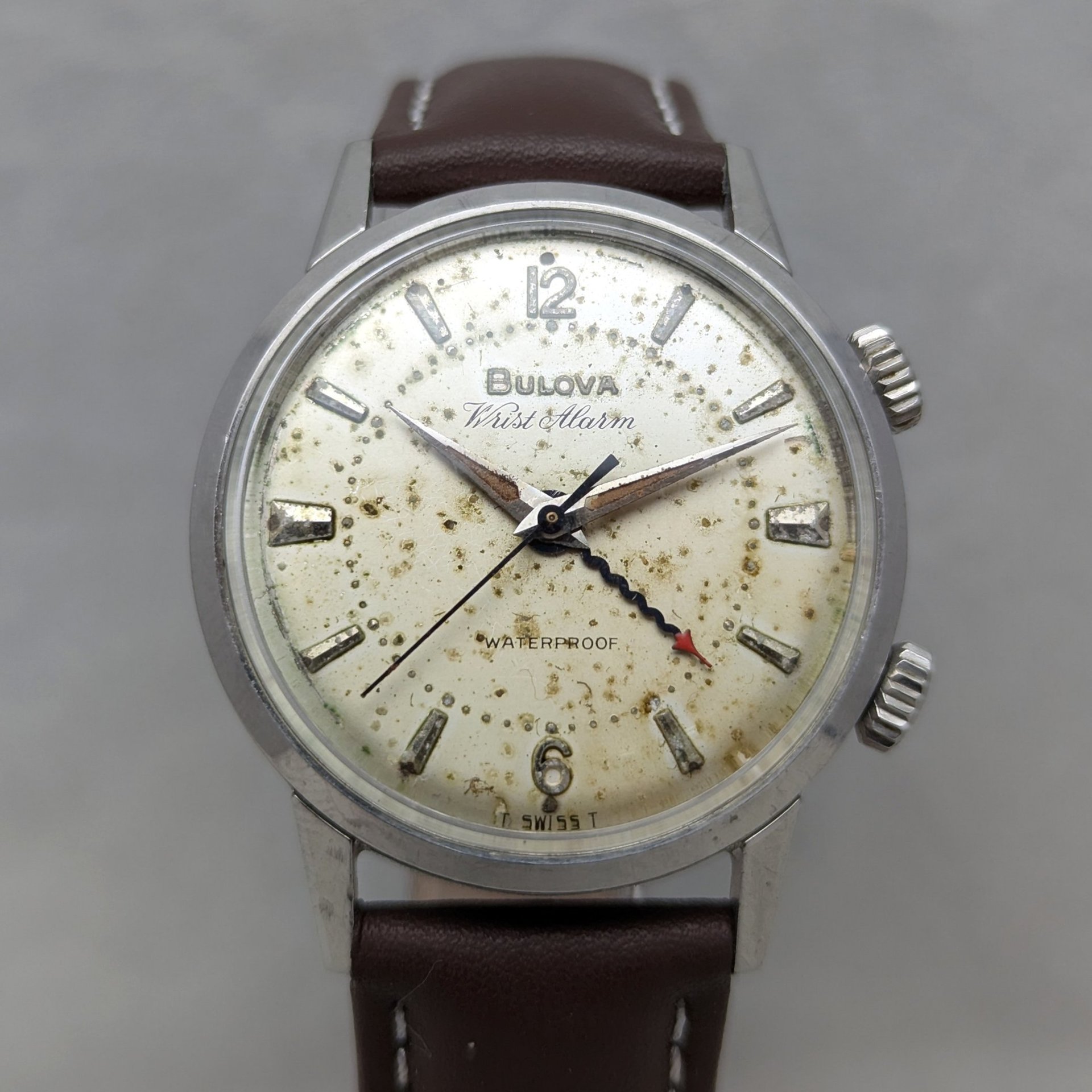 1966 Bulova Wrist Alarm Watch