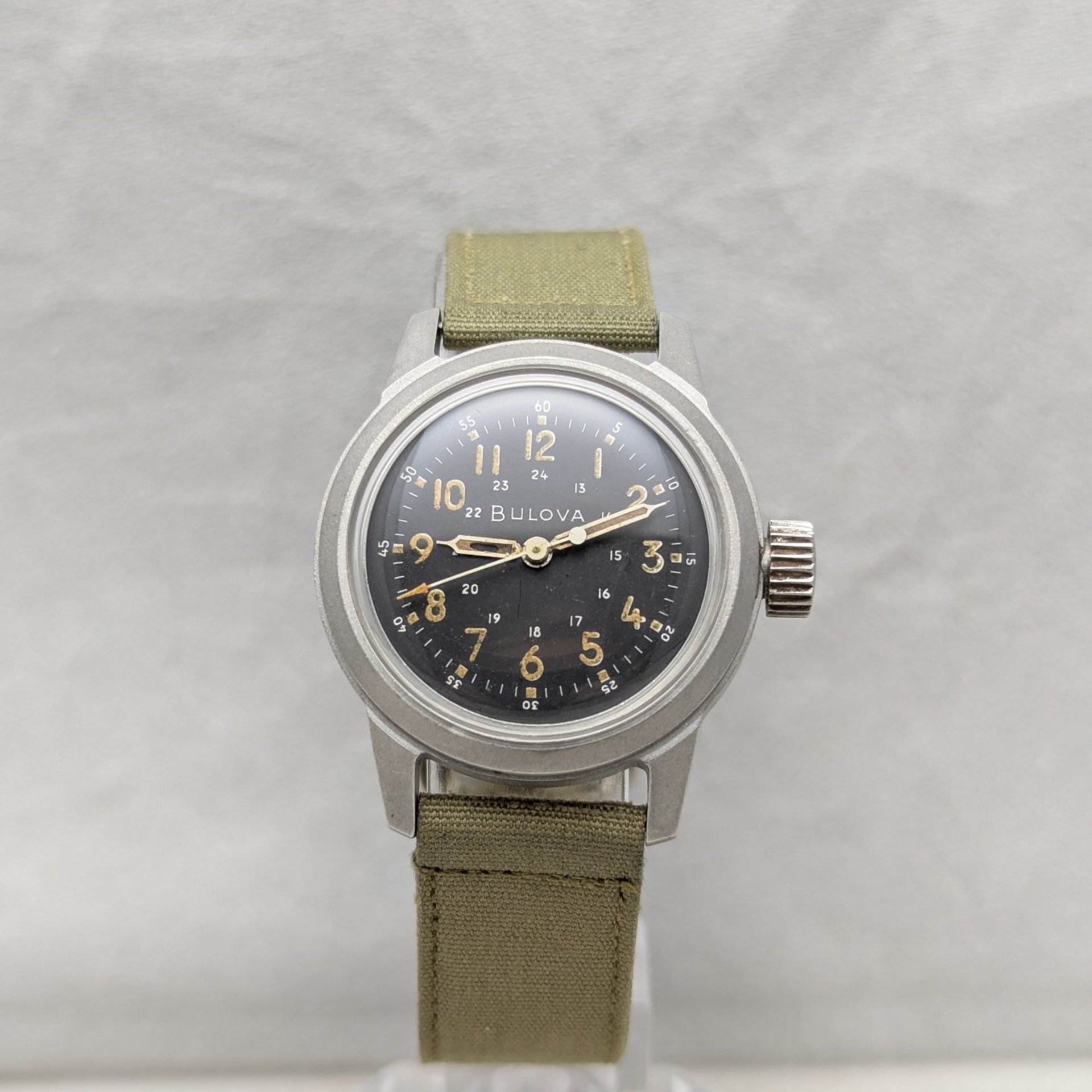 1958 Bulova Type A17A Military Issue Hacking Watch