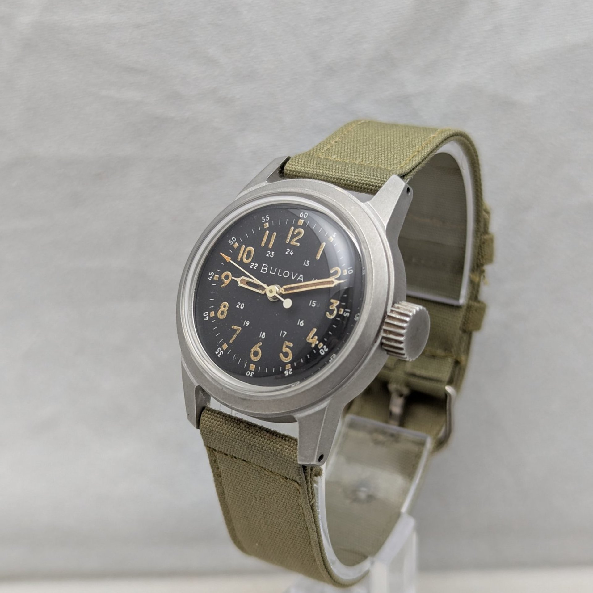 1958 Bulova Type A17A Military Issue Hacking Watch