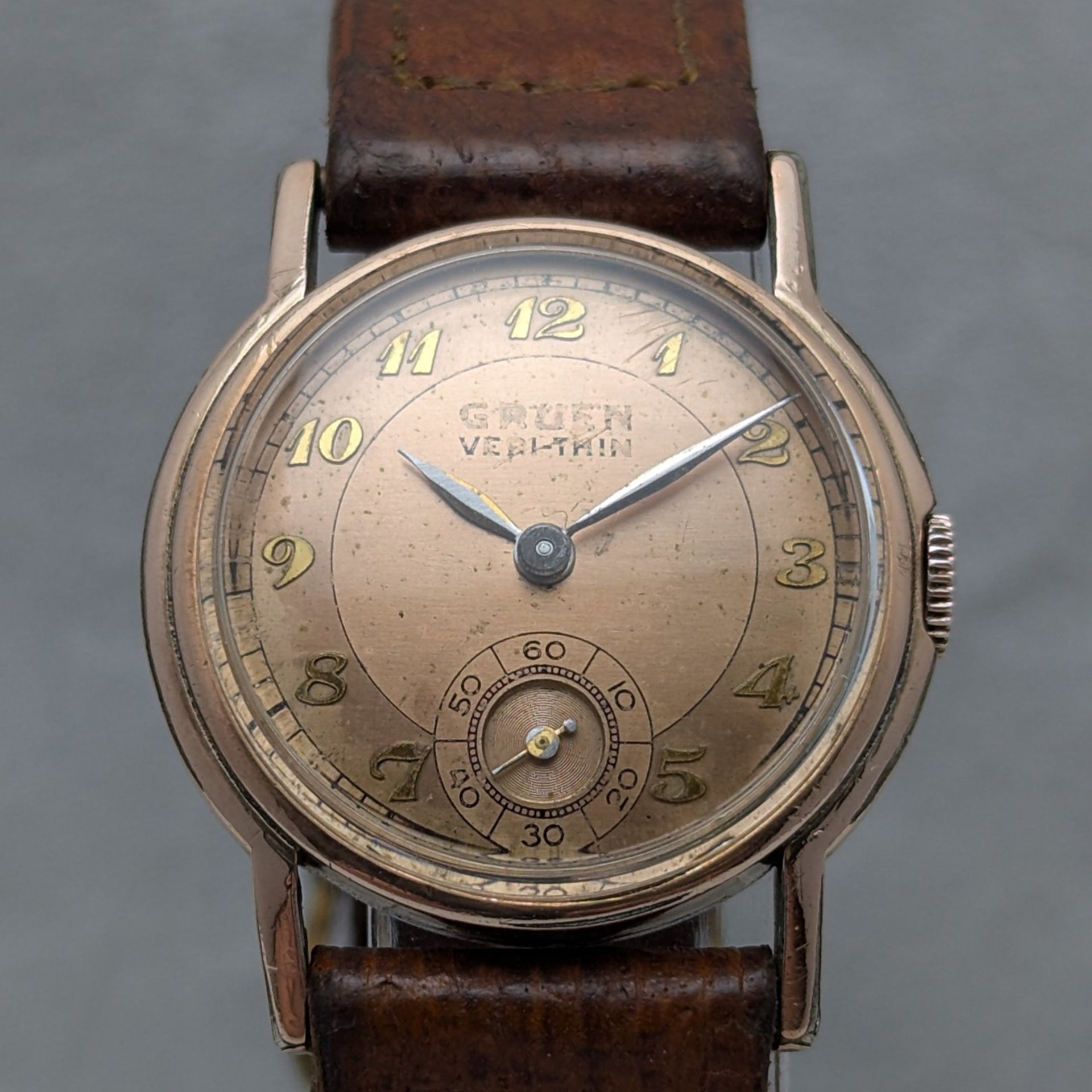 1940's Rose Gold Gruen Veri-thin Watch