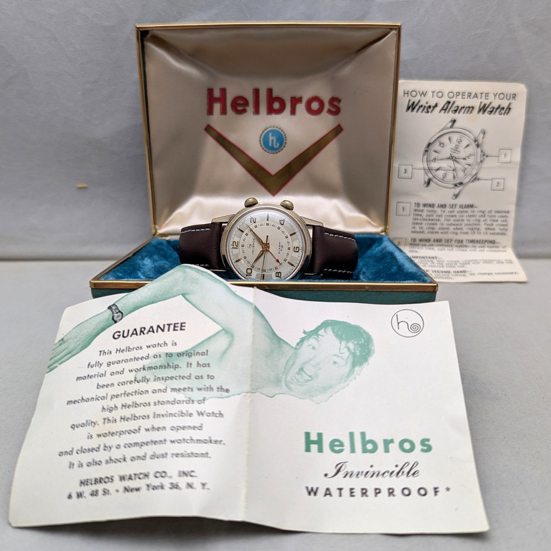 1960 Helbros Alarm Watch