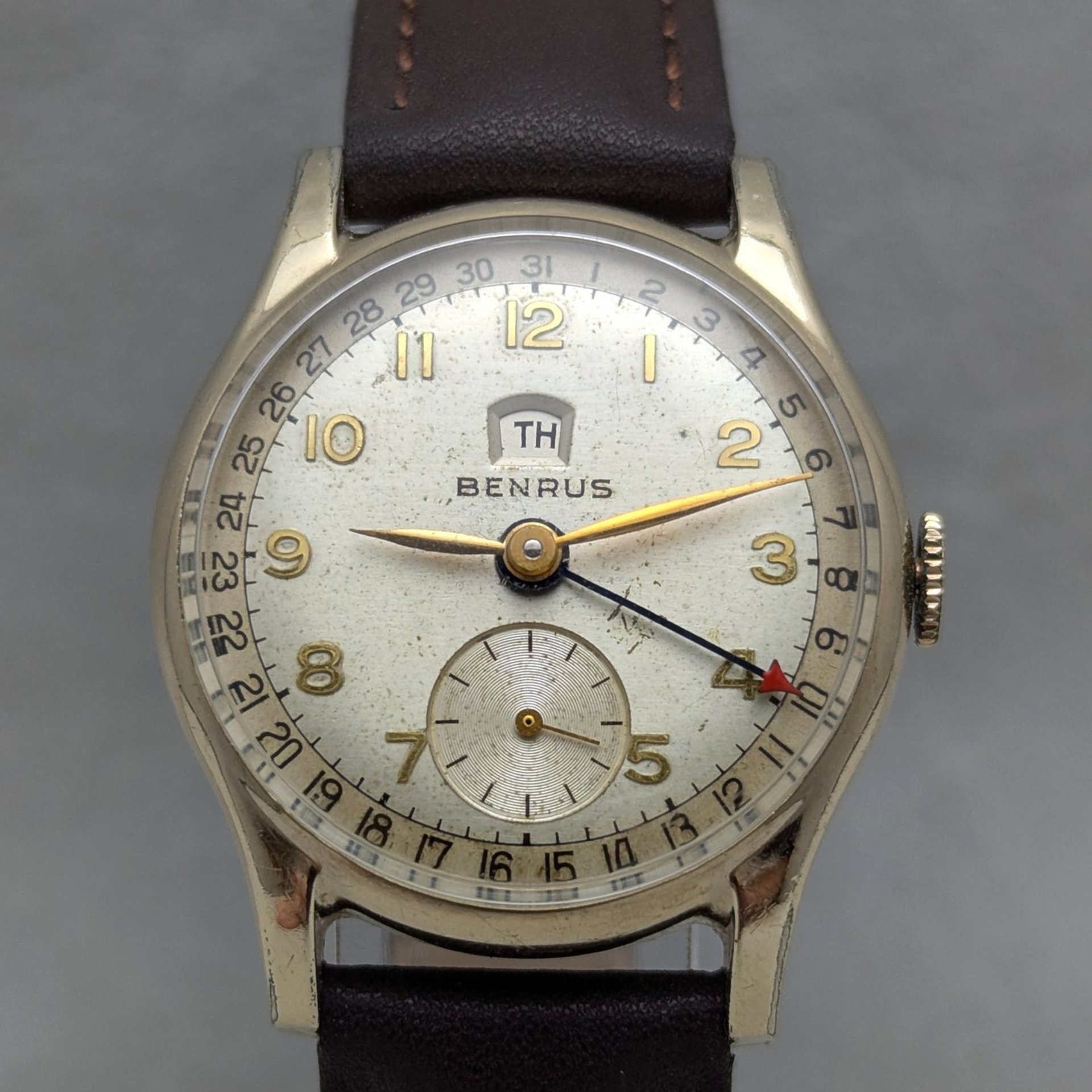 1950s Benrus Pointer Calendar Watch