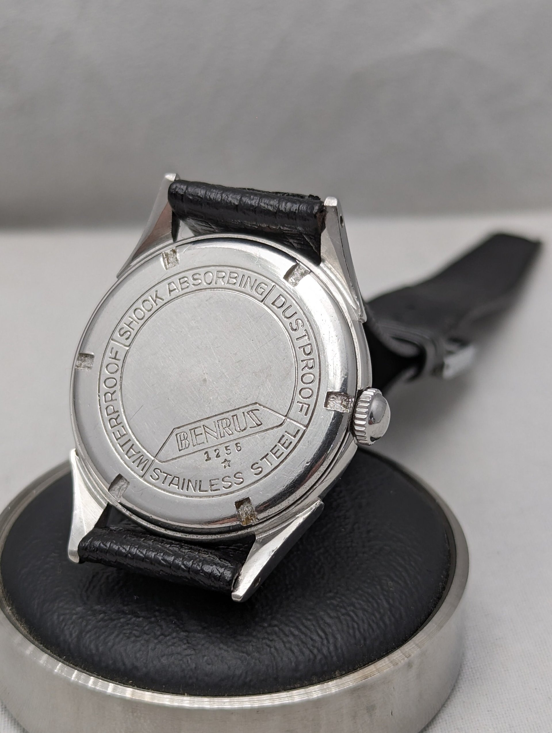 1950s Benrus 24 Hour Steel Watch