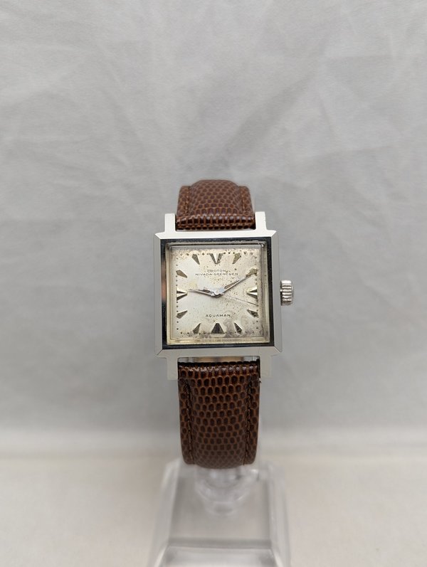 1960's Croton Nivada Grenchen Aquaman Watch 
