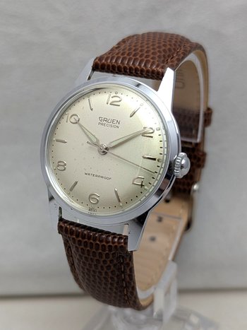 1960's Gruen Stainless Steel Watch