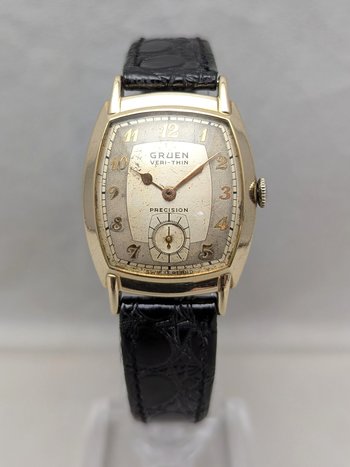 1950's Gruen Veri-Thin Tonneau Watch