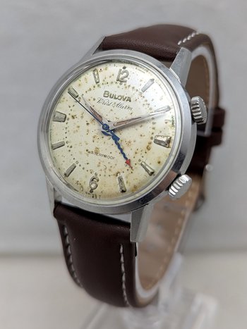 1966 Bulova Wrist Alarm Watch