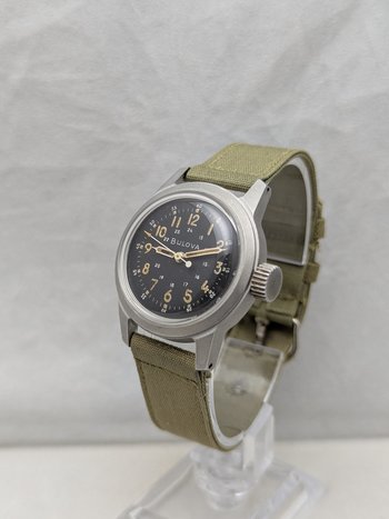 1958 Bulova Type A17A Military Issue Hacking Watch