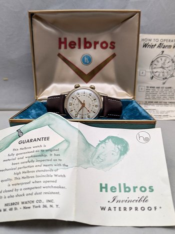 1960 Helbros Alarm Watch